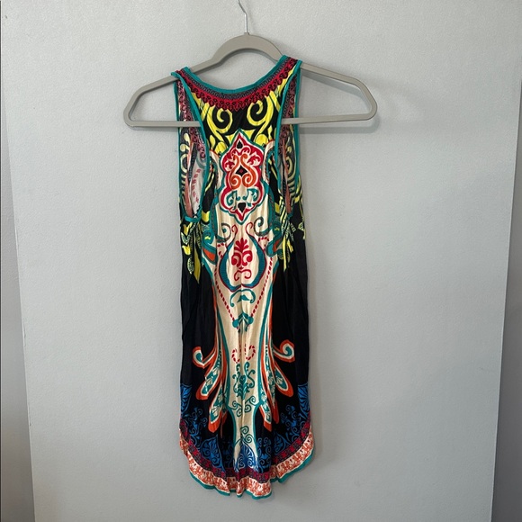 Flying Tomato Boho Multicolor Sleeveless Hi-Low Tank Top‎ - Picture 4 of 4